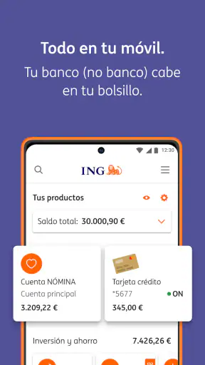 ING - Banca Móvil y Finanzas screenshot
