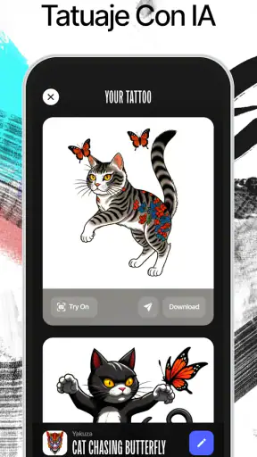 Ink AI: Tatuajes de diseño IA screenshot
