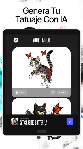 Ink AI: Tatuajes de diseño IA screenshot