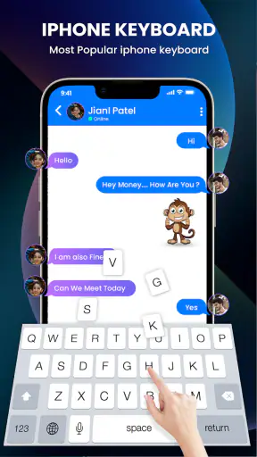 iPhone Keyboard screenshot