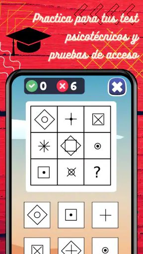 IQ Test de inteligencia lógica screenshot