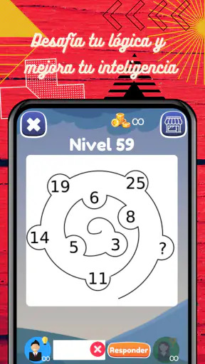 IQ Test de inteligencia lógica screenshot