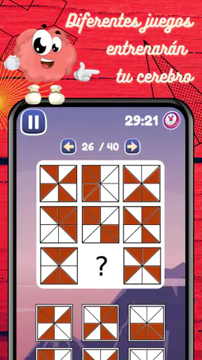 IQ Test de inteligencia lógica screenshot