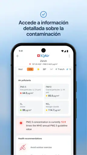IQAir AirVisual | Calidad Aire screenshot