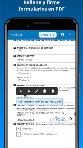 JetSign: Rellenar y firmar PDF screenshot