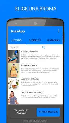 JuasApp - Bromas Telefónicas screenshot