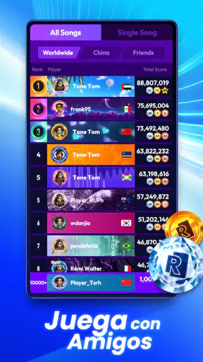 Juego de música - Rhythm Rush screenshot