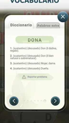 Juego de Palabras en Español screenshot