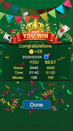 Juego de Solitario screenshot