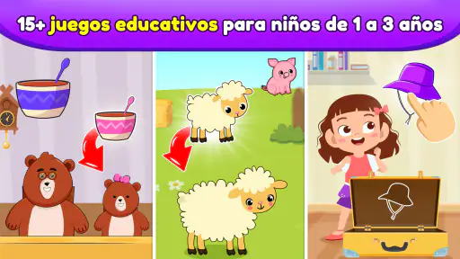 Juegos para bebés de 1-3 años screenshot