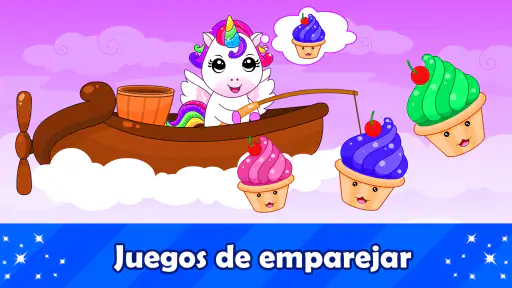 Juegos unicornio de 2-4 años screenshot