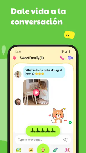 JusTalk Kids Messenger screenshot