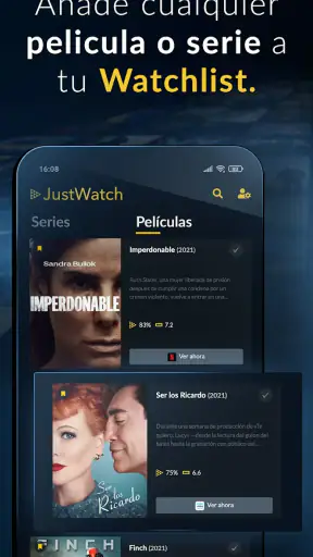 JustWatch - Guía de Streaming screenshot