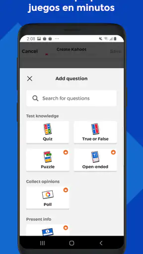 Kahoot! - Juega y crea quizzes screenshot