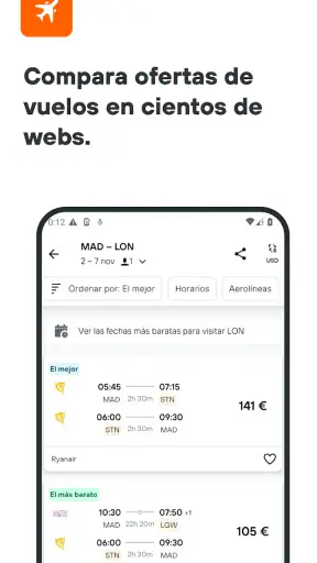 KAYAK: Vuelos, Hoteles, Coches screenshot