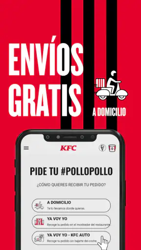 KFC España screenshot