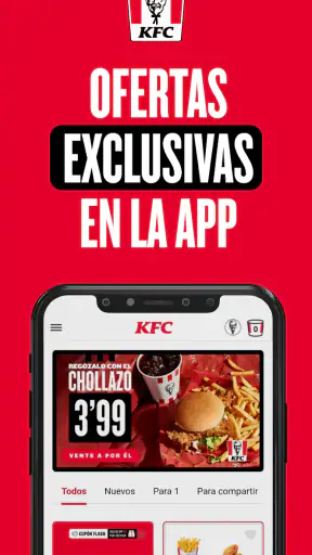 KFC España screenshot