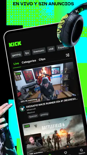 Kick: Live Streaming screenshot