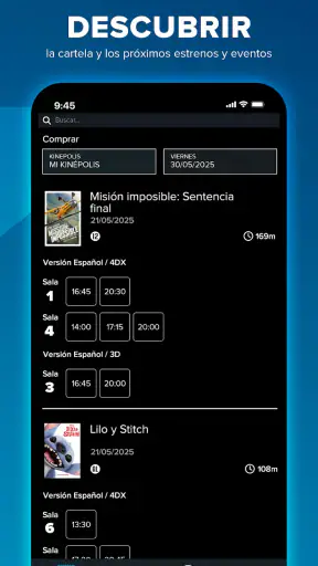Kinépolis screenshot