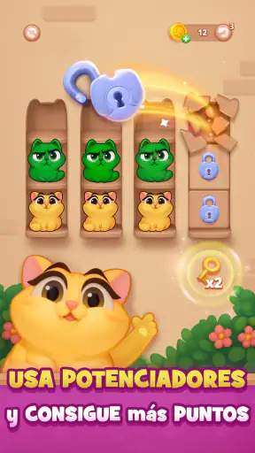 Kitty Sort: Twisted Tails screenshot
