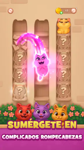 Kitty Sort: Twisted Tails screenshot
