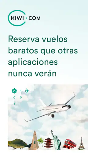 Kiwi.com - Vuelos baratos screenshot