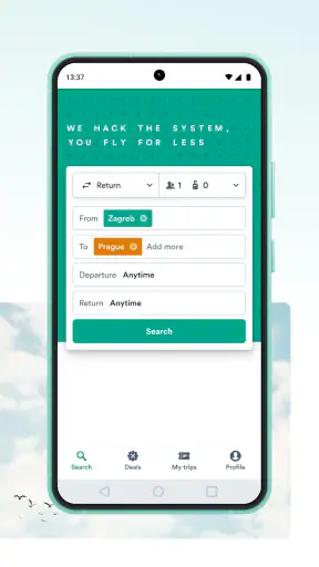 Kiwi.com - Vuelos baratos screenshot
