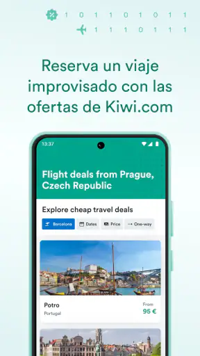 Kiwi.com - Vuelos baratos screenshot
