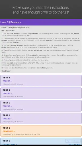 kMath - IKMC Kangaroo Math screenshot