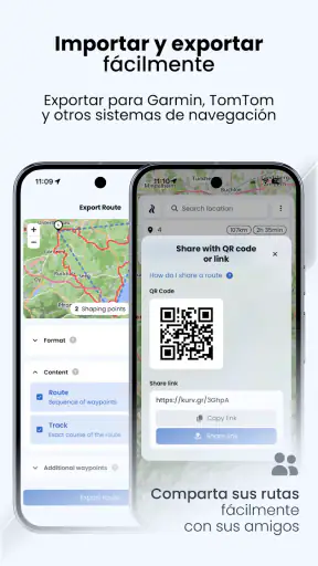 Kurviger navigation moto screenshot