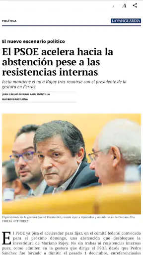 LA VANGUARDIA EDICIÓN IMPRESA screenshot