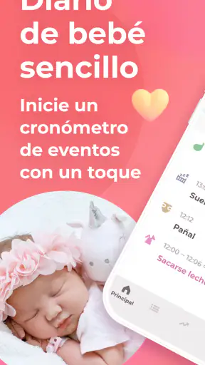 Lactancia y Baby tracker Erby screenshot