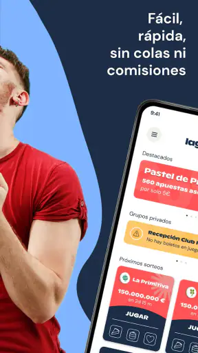 Laguinda, tu lotería online screenshot