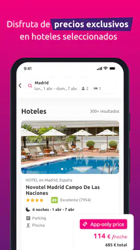 lastminute.com: vacaciones screenshot