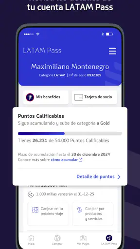 LATAM Airlines screenshot