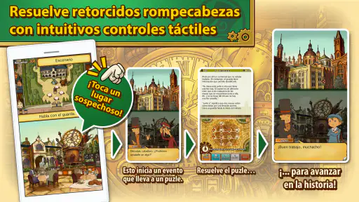 Layton: futuro perdido en HD screenshot