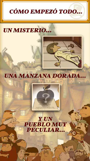 Layton: la villa misteriosa HD screenshot