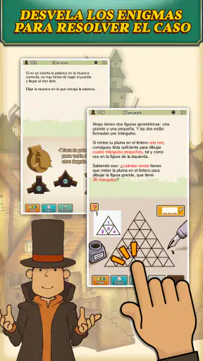 Layton: la villa misteriosa HD screenshot