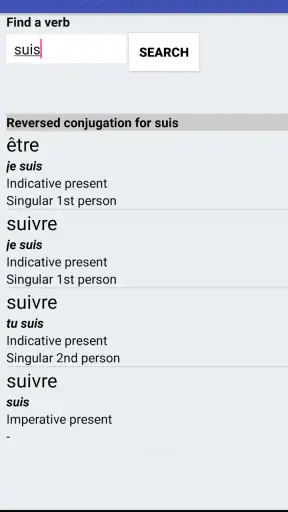 Le Conjugueur screenshot
