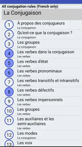 Le Conjugueur screenshot