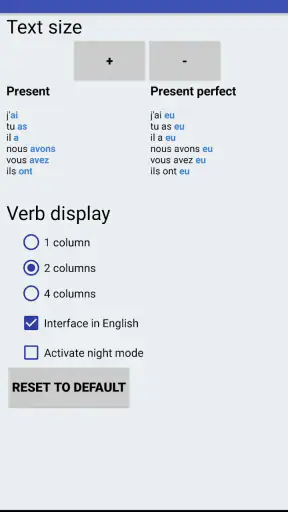 Le Conjugueur screenshot