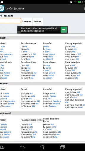 Le Conjugueur screenshot