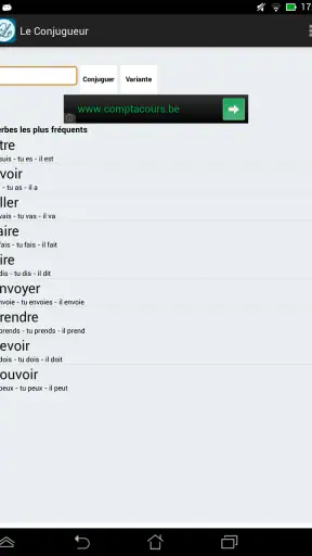 Le Conjugueur screenshot
