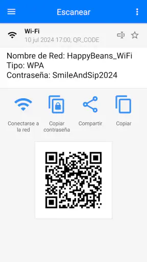 Lector de código QR screenshot
