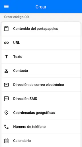Lector de código QR screenshot