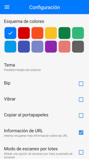 Lector de código QR screenshot