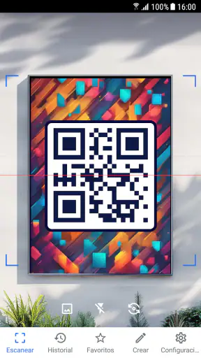 Lector de códigos QR y barras screenshot