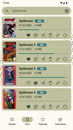Lector de libros (cbz/cbr) screenshot
