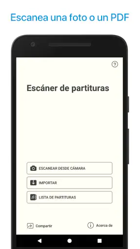 Lector de notas y partituras screenshot