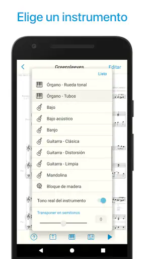 Lector de notas y partituras screenshot
